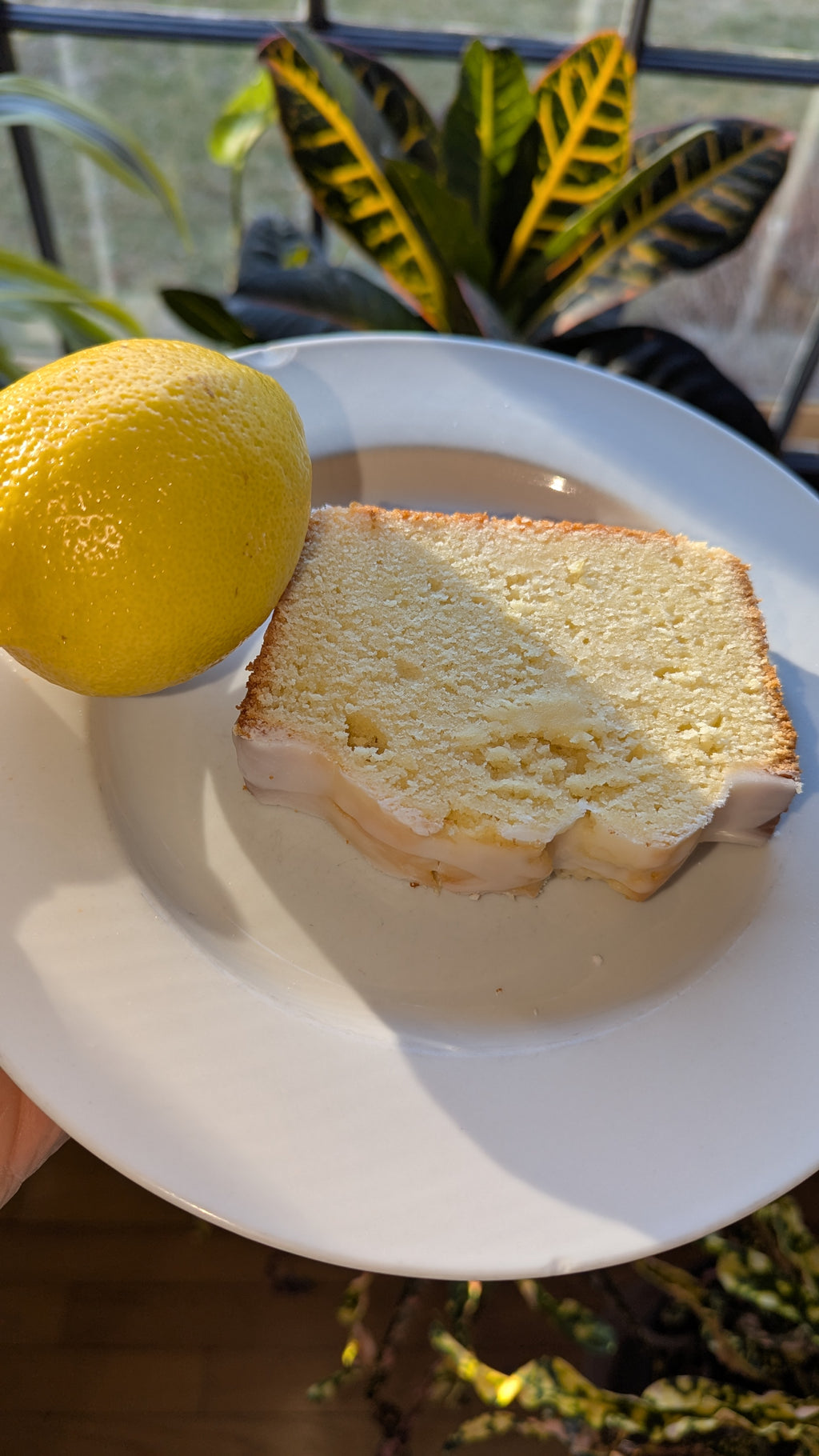 Iced Lemon Pound Cake