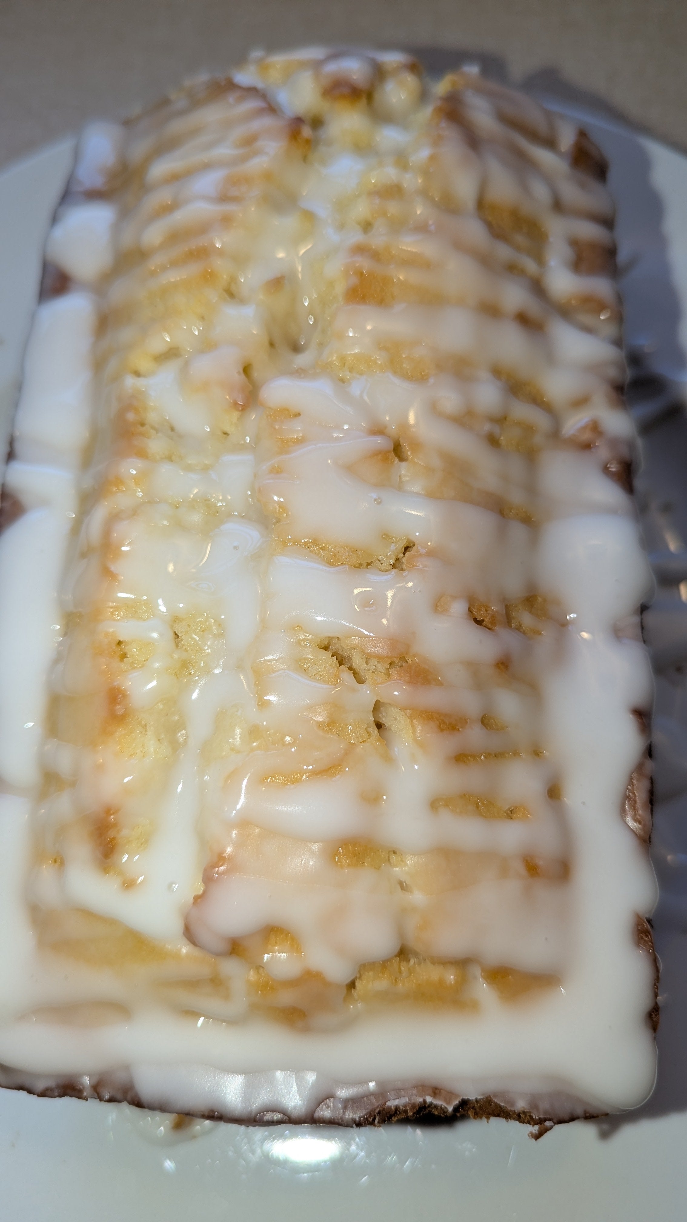 Iced Lemon Pound Cake