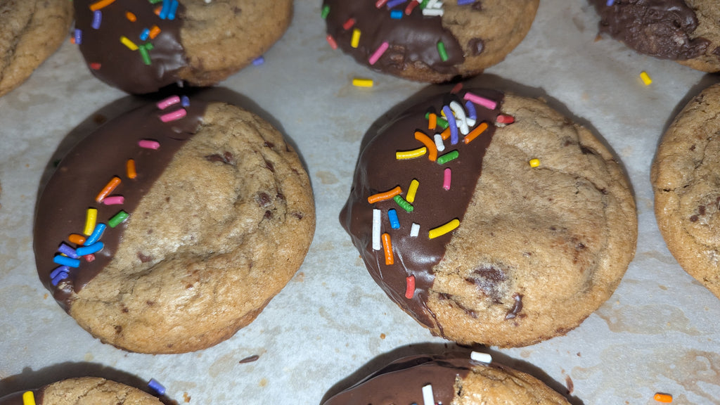 Chocolate chip dipped