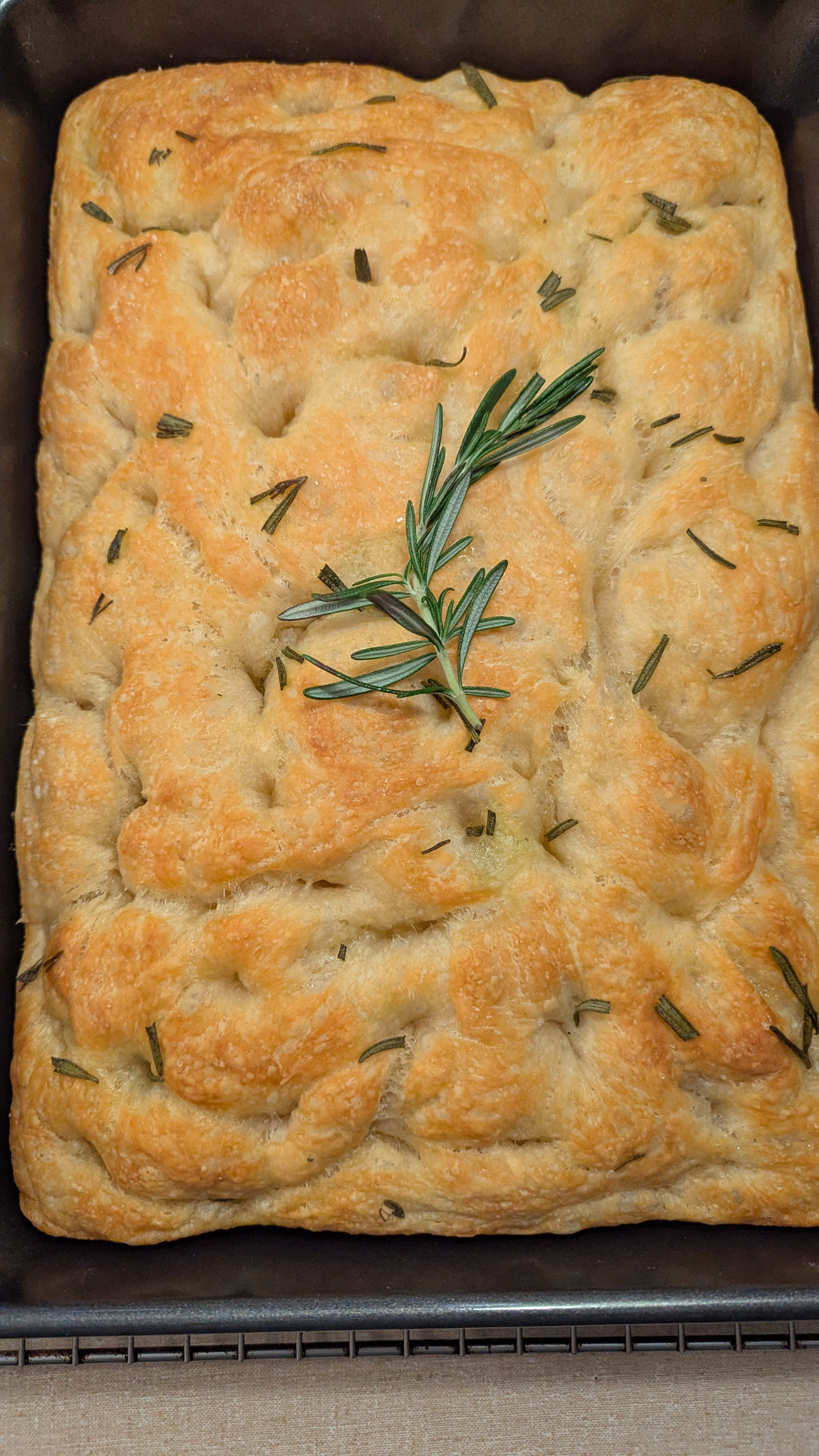 Rosemary Sea Salt Focaccia Bread