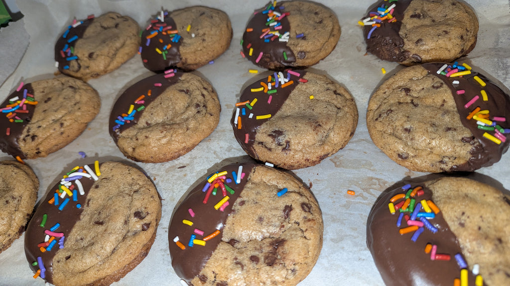 Chocolate chip dipped