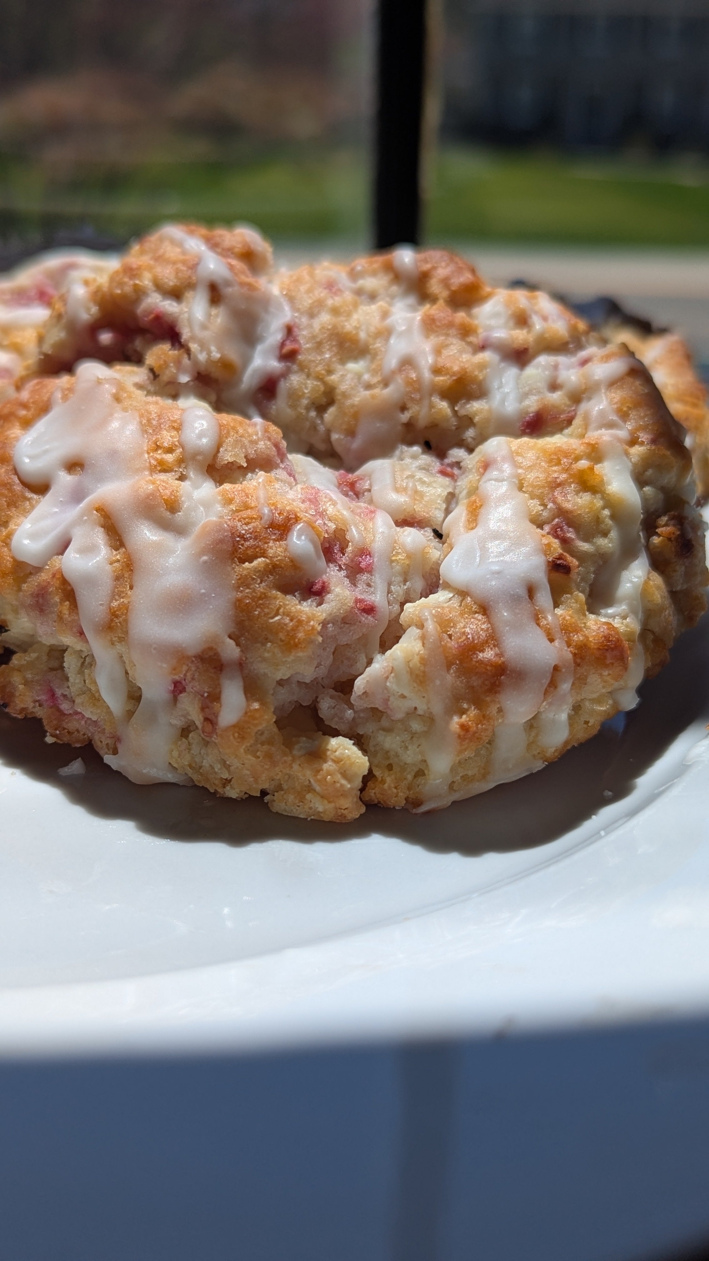 Raspberry White Chocolate Scones